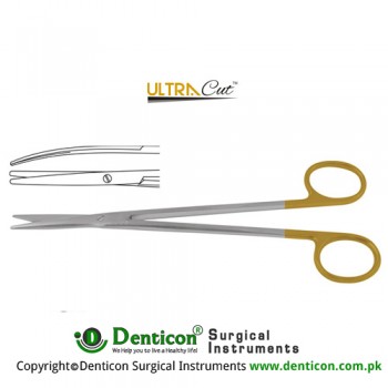 UltraCut™ TC Metzenbaum-Fine Dissecting Scissor - Slender Pattern Curved Stainless Steel, 18 cm - 7"